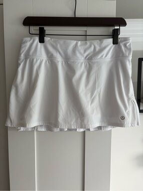 lululemon athletica White Run Speed Skirt